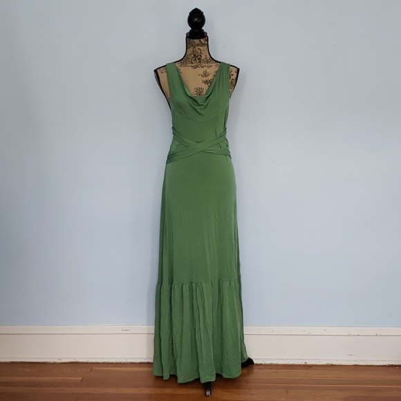 Free People Dresses & Skirts - Free People Green Maxi Dress HTF